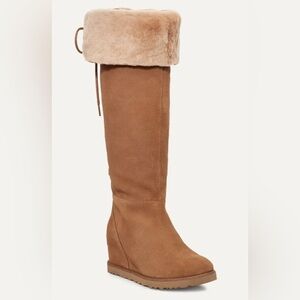 UGG Wedge Femme Classic over the knee lace boots size 8 US ladies